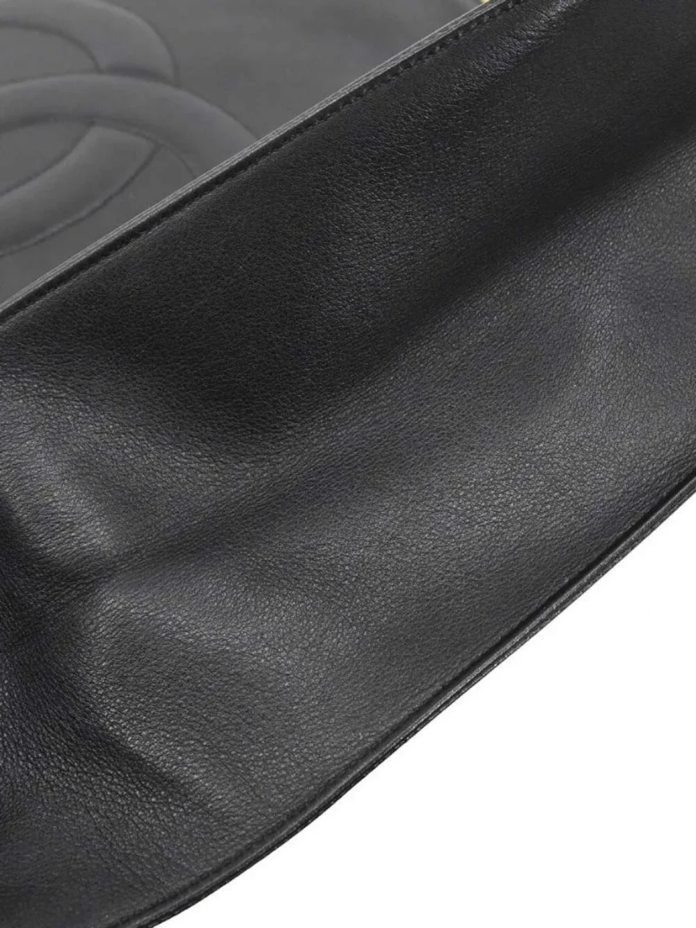 Chanel Black Lambskin Chain Tote Shoulder Bag 168490